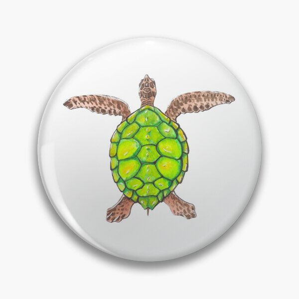 Item preview, green sea turtle designed and sold by winds-of-nefeli.