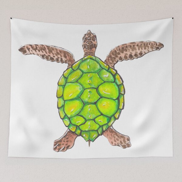 Item preview, green sea turtle designed and sold by winds-of-nefeli.
