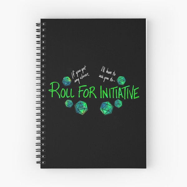 Item preview, Roll for Initiative - Green v2 fitted designed and sold by RoseNightshade.