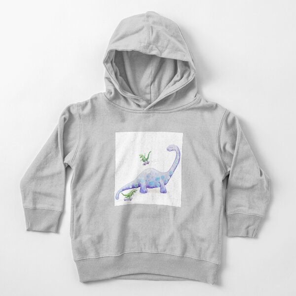 Dinosaur Skating Toddler Pullover Hoodie