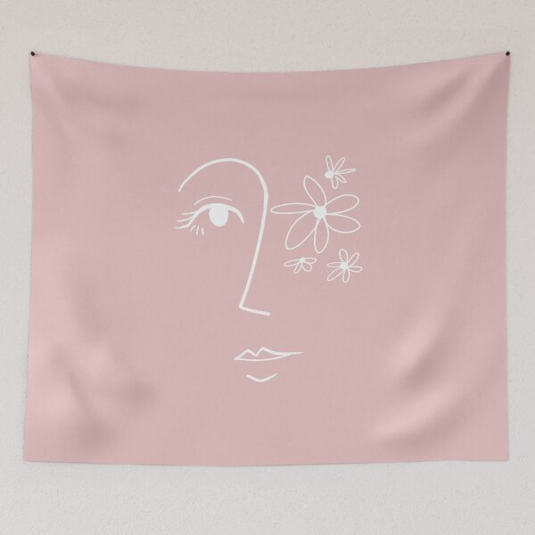Item preview, Lady Floral-white designed and sold by Ghaida-mb.