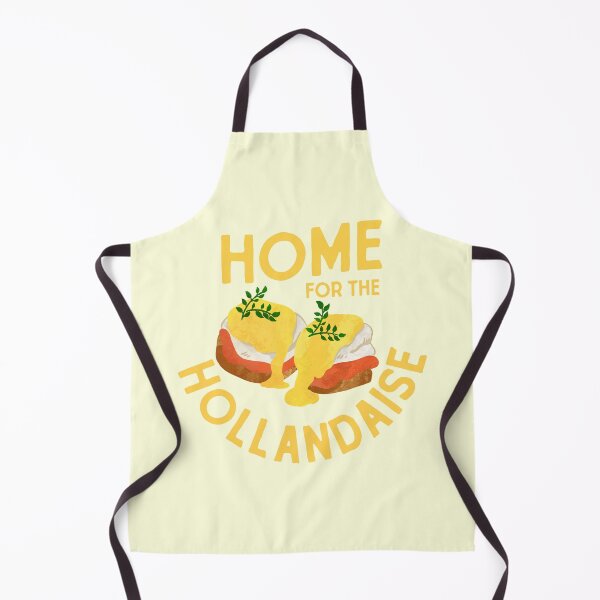 Item preview, "Home For The Hollandaise" Cute & Funny Holiday Art Gift Idea designed and sold by The Whiskey Ginger Design Shop.