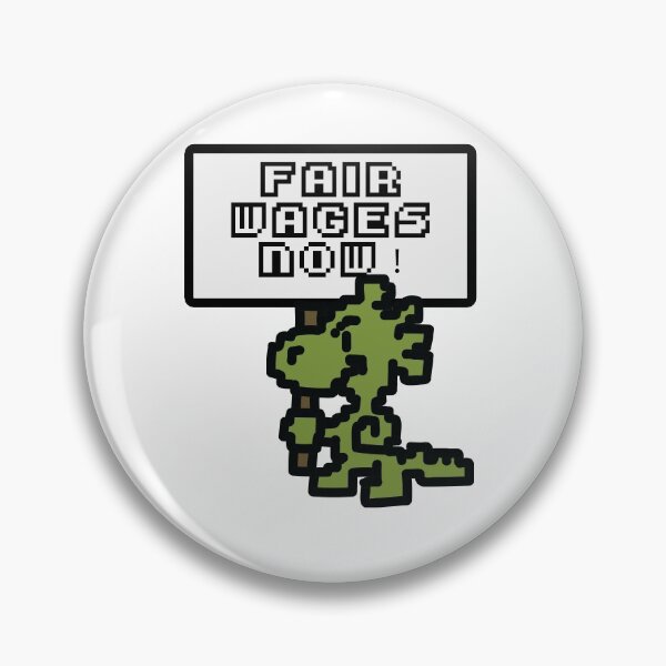 Item preview, Fair Wages Now Dinosaur Labor Union designed and sold by Moonpie90.