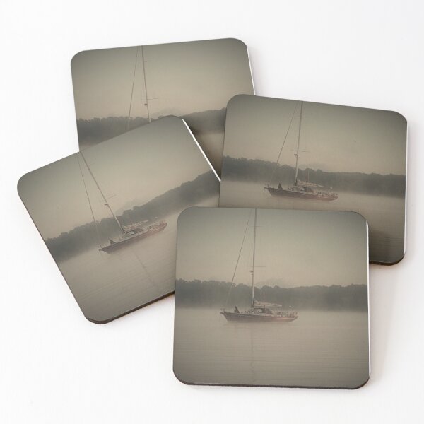 Item preview, Sailboat and the Smoky Morning Mist designed and sold by Graykat.