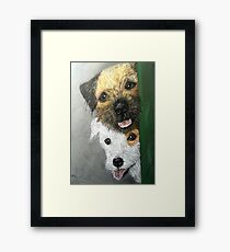 Max & Paddy Framed Print