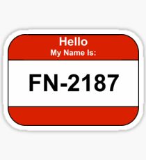 My name is 2187 Sticker