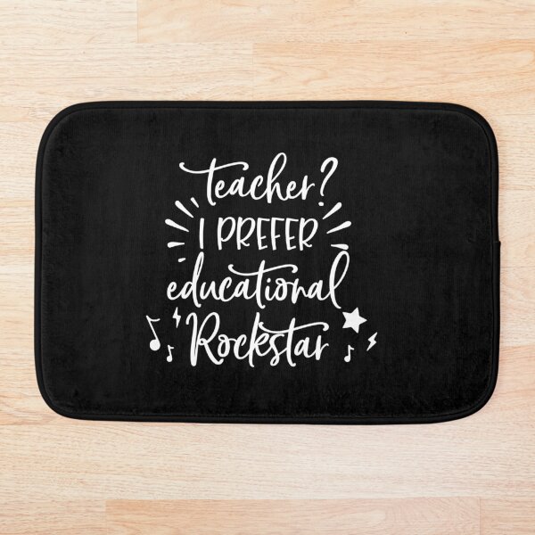 Item preview, Maestro, prefiero el Rockstar educativo designed and sold by TopDawgDesigns.