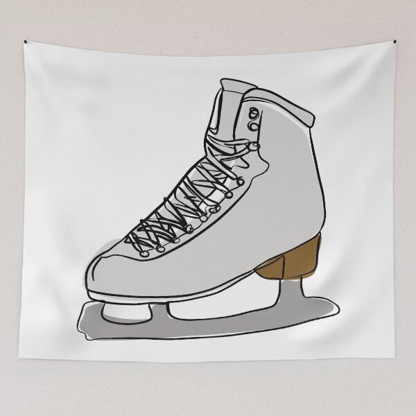 Item preview, White Figure Skate designed and sold by willowsbunnies.