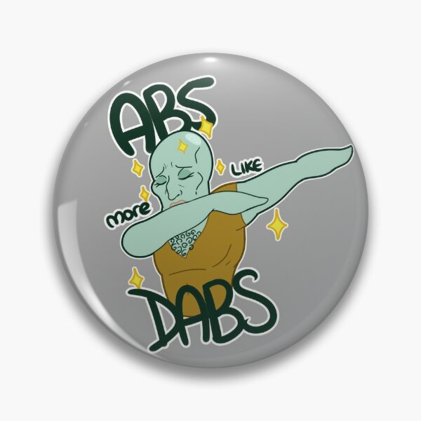 Handsome Squidward Pins and Buttons | Redbubble