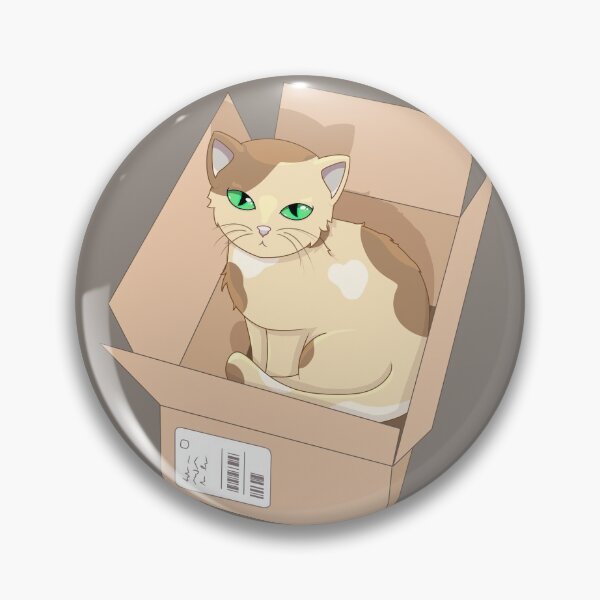 Item preview, Brown Cat in a Box designed and sold by LilacLynx.