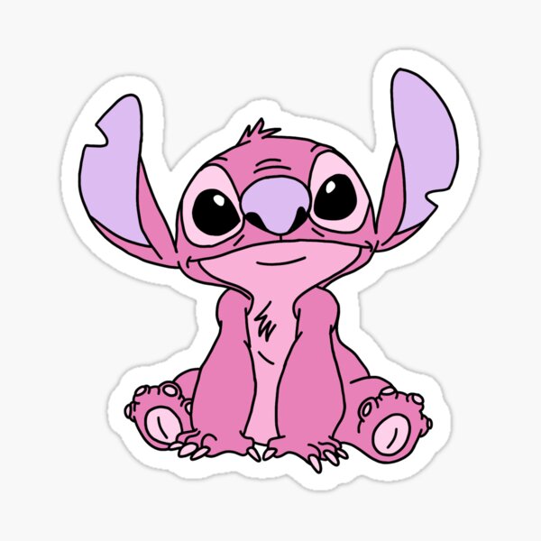 Pink Stitch Sticker for Sale by reedcros