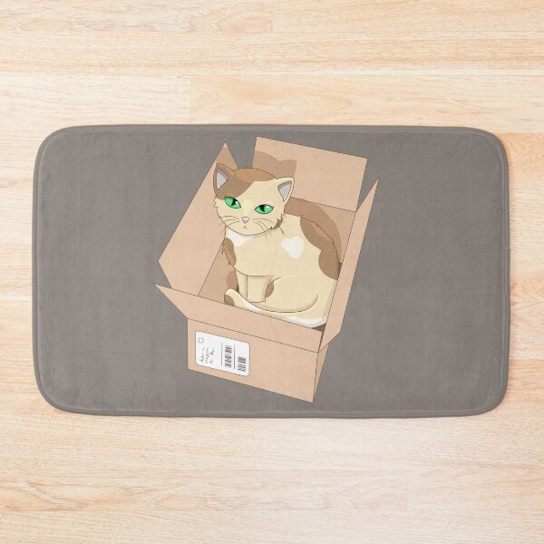 Item preview, Brown Cat in a Box designed and sold by LilacLynx.