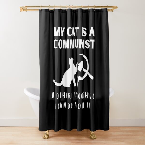 Item preview, My cat is a communist designed and sold by megahamdesigns.