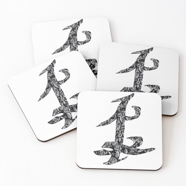 Item preview, Shadowhunters Parabatai Rune | Floral designed and sold by Lauren Tabone.