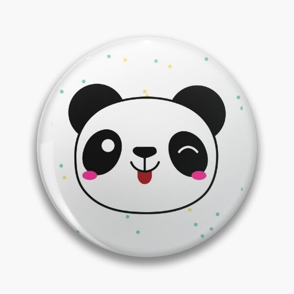 Item preview, Panda happy winking designed and sold by LunaDesignsx.