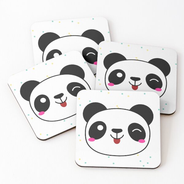 Item preview, Panda happy winking designed and sold by LunaDesignsx.