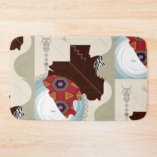 Item preview, Gabon Stylized designed and sold by lanrestudio.