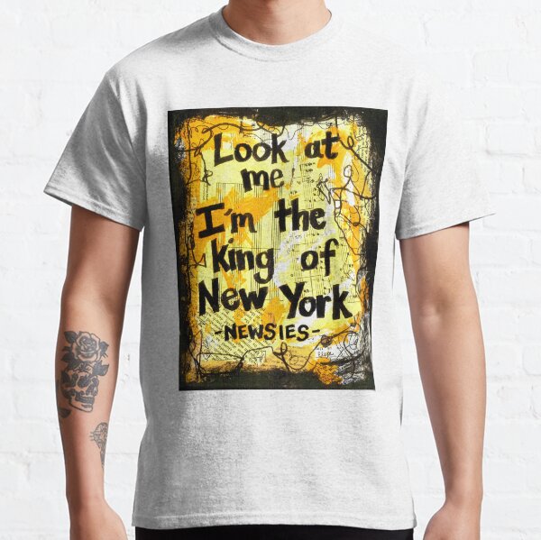 Newsies New York Musical Theatre Broadway Music Art Classic T-Shirt