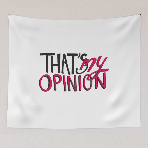 Item preview, that's my opinion designed and sold by youssefattigui.