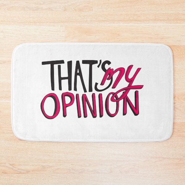 Item preview, that's my opinion designed and sold by youssefattigui.