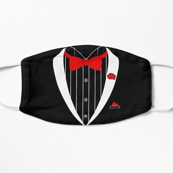 tuxedo costume tee, Tuxedo Cute Flat Mask