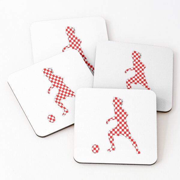Item preview, Football Player in Croatian Pattern white designed and sold by oxoxoxo.