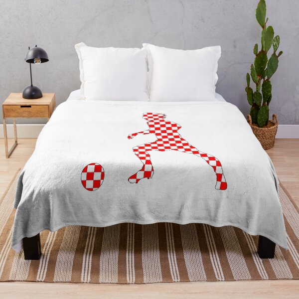 Item preview, Football Player in Croatian Pattern white designed and sold by oxoxoxo.