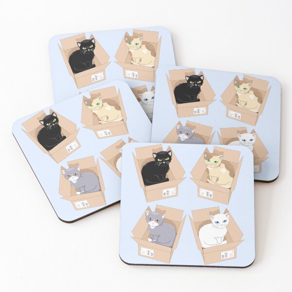 Item preview, Cute Cats in Boxes designed and sold by LilacLynx.