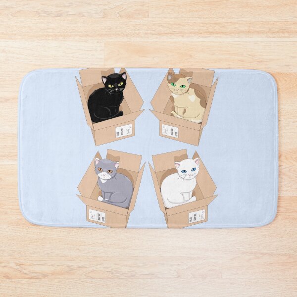 Item preview, Cute Cats in Boxes designed and sold by LilacLynx.