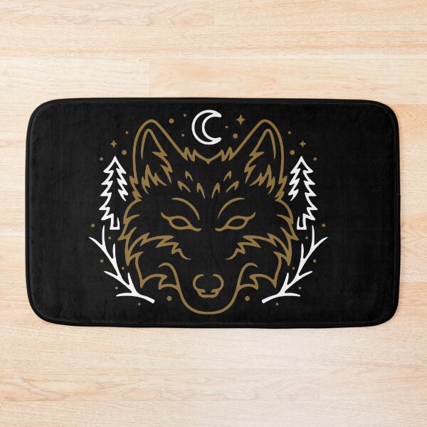 Item preview, Wolf Night Forest - Graphic Line designed and sold by mouad naouiri.