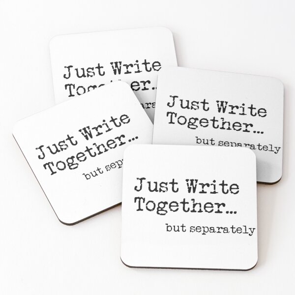Item preview, Just Write Together...but separately designed and sold by TeaRoseWriter.