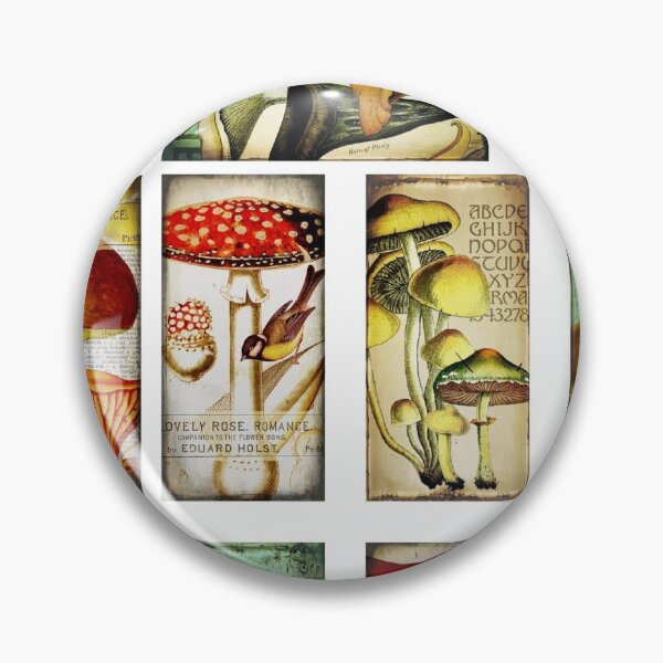 Item preview, Cottagecore Mushroom Scrap Illustrations designed and sold by KGBird.