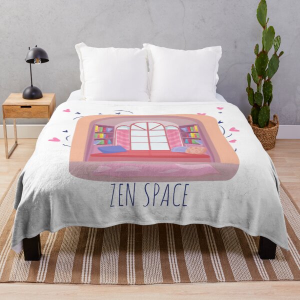 Item preview, Zen space - room, pillows, and books by a window designed and sold by LunaDesignsx.