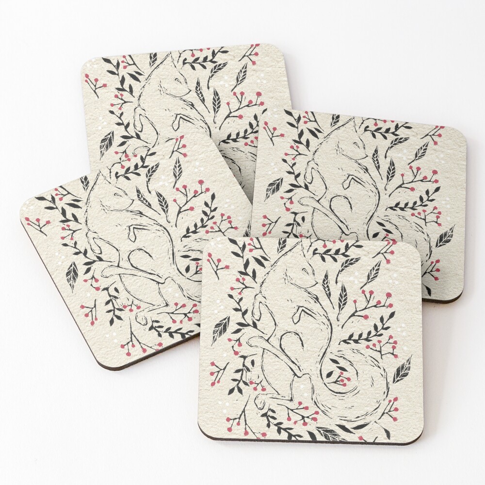 Item preview, Coasters (Set of 4) designed and sold by MNKARTDESIGN.