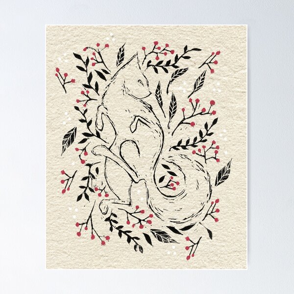 Item preview, XMAS CAT designed and sold by MNKARTDESIGN.