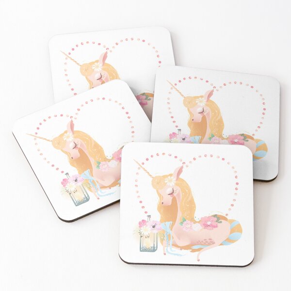 Item preview, Unicorn in a heart designed and sold by LunaDesignsx.