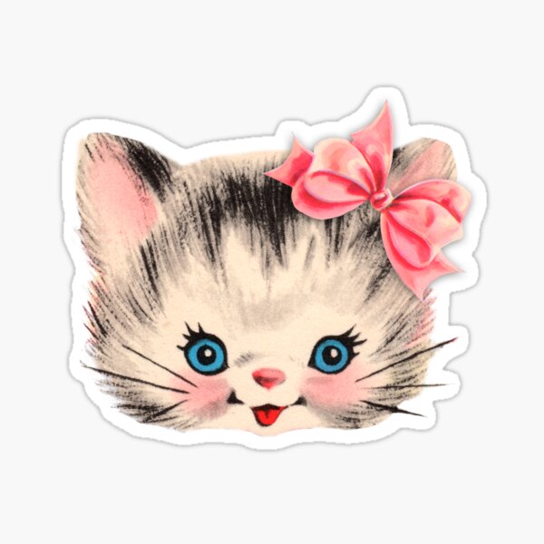 Artikel-Vorschau von Katze Vintage Retro Old Skool, designt und verkauft von FridaArtGallery.