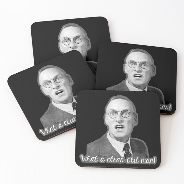 Item preview, What a clean old man! designed and sold by Cuttintees.
