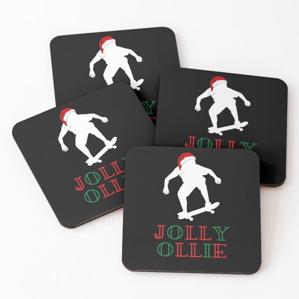 Item preview, Jolly Ollie Christmas Skateboarder designed and sold by Six Deers.