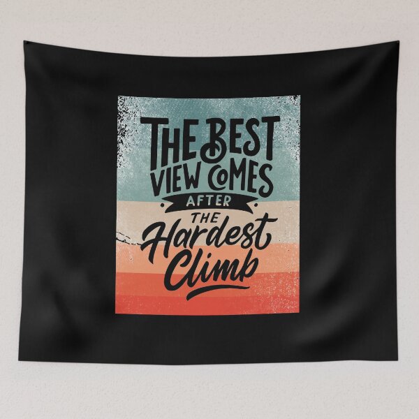 Item preview, Motivation Saying Climb Climber Bouldering Quote designed and sold by teeseeds.