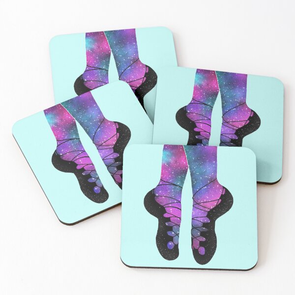 Item preview, Irish Dance Soft Shoes | Galaxy Ghillies designed and sold by theBlueKazoo.