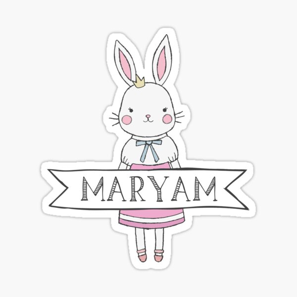 Maryam Name Stickers Redbubble