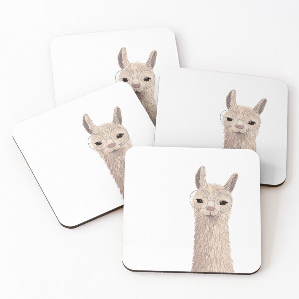 Item preview, Llama with wire glasses designed and sold by LiciaMarie.