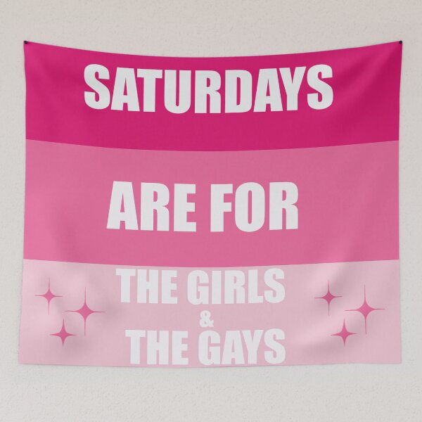 Item preview, Saturdays are for The Girls & The Gays designed and sold by NoelleAlexi.