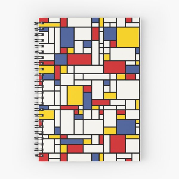 Item preview, Piet Mondrian Abstract Pop Art 1960s Red Blue Yellow Rectangles designed and sold by Draculaura2009.