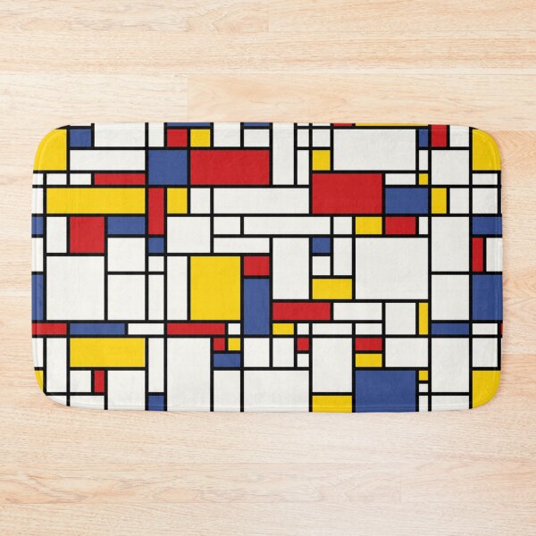 Item preview, Piet Mondrian Abstract Pop Art 1960s Red Blue Yellow Rectangles designed and sold by Draculaura2009.