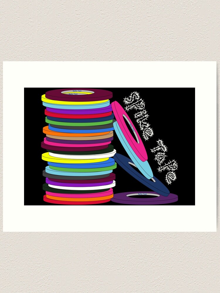 Spike Tape Art Print for Sale by KiannasMind