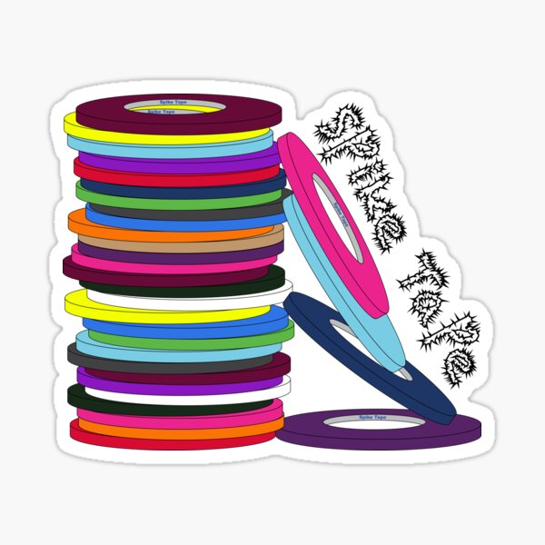 Spike Tape Sticker for Sale by KiannasMind