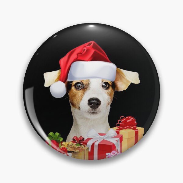 Item preview, Cute Jack Russell Santa Hat Image Funny Dog Christmas Gift designed and sold by DamnCoolStuff.