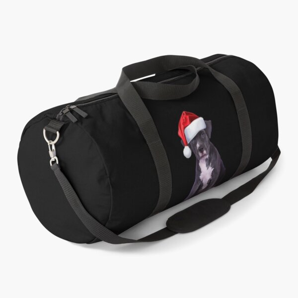 Item preview, Cute Staffordshire Terrier Puppy Santa Hat Christmas Gift designed and sold by DamnCoolStuff.